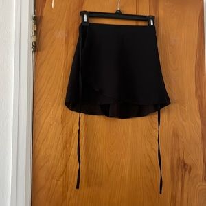 Black ballet skirt